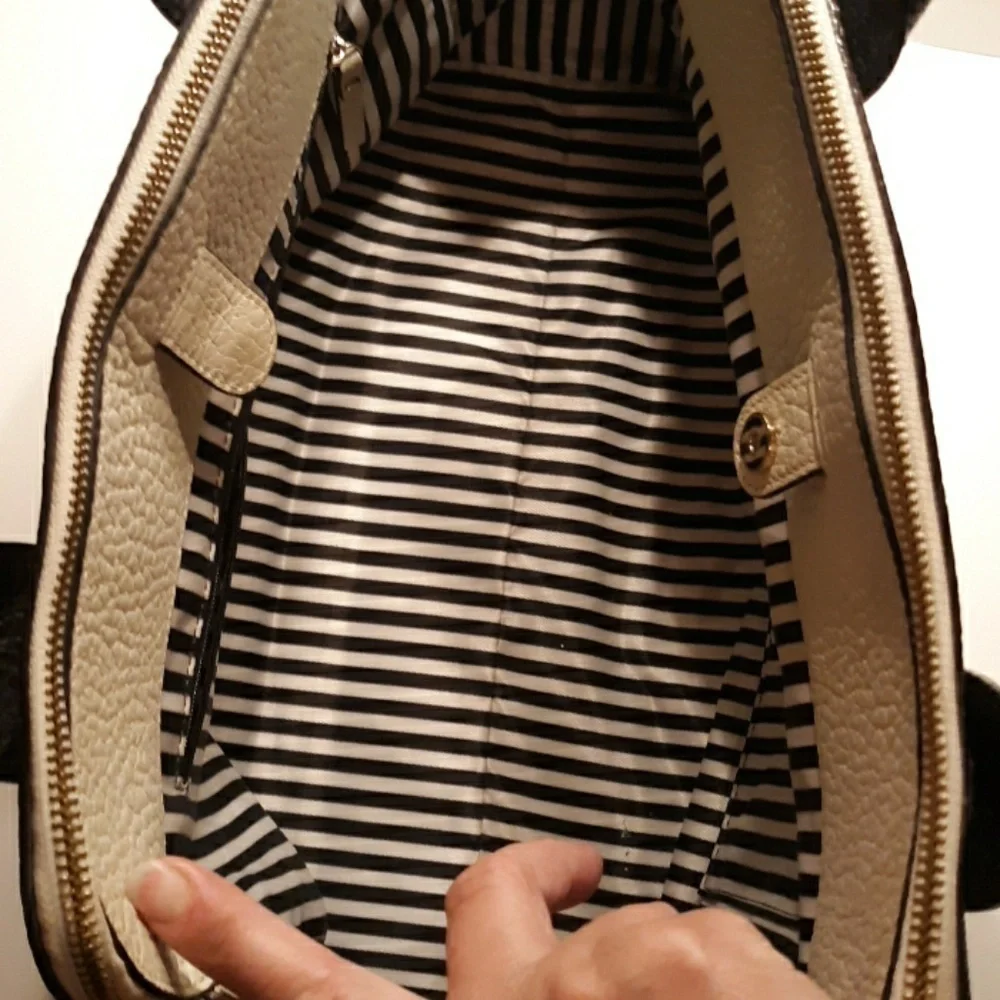 Kate Spade black white bag